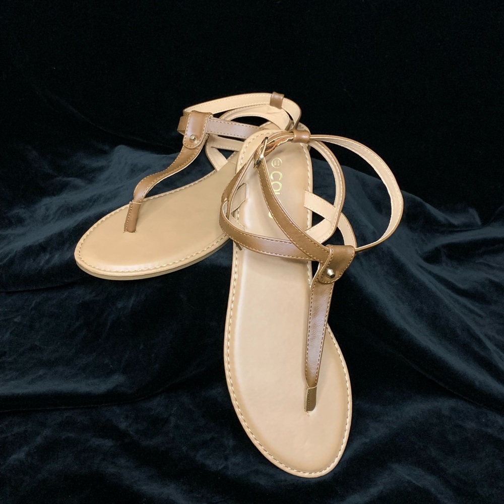 Thong Flat Sandals, T Strap Dress Sandal